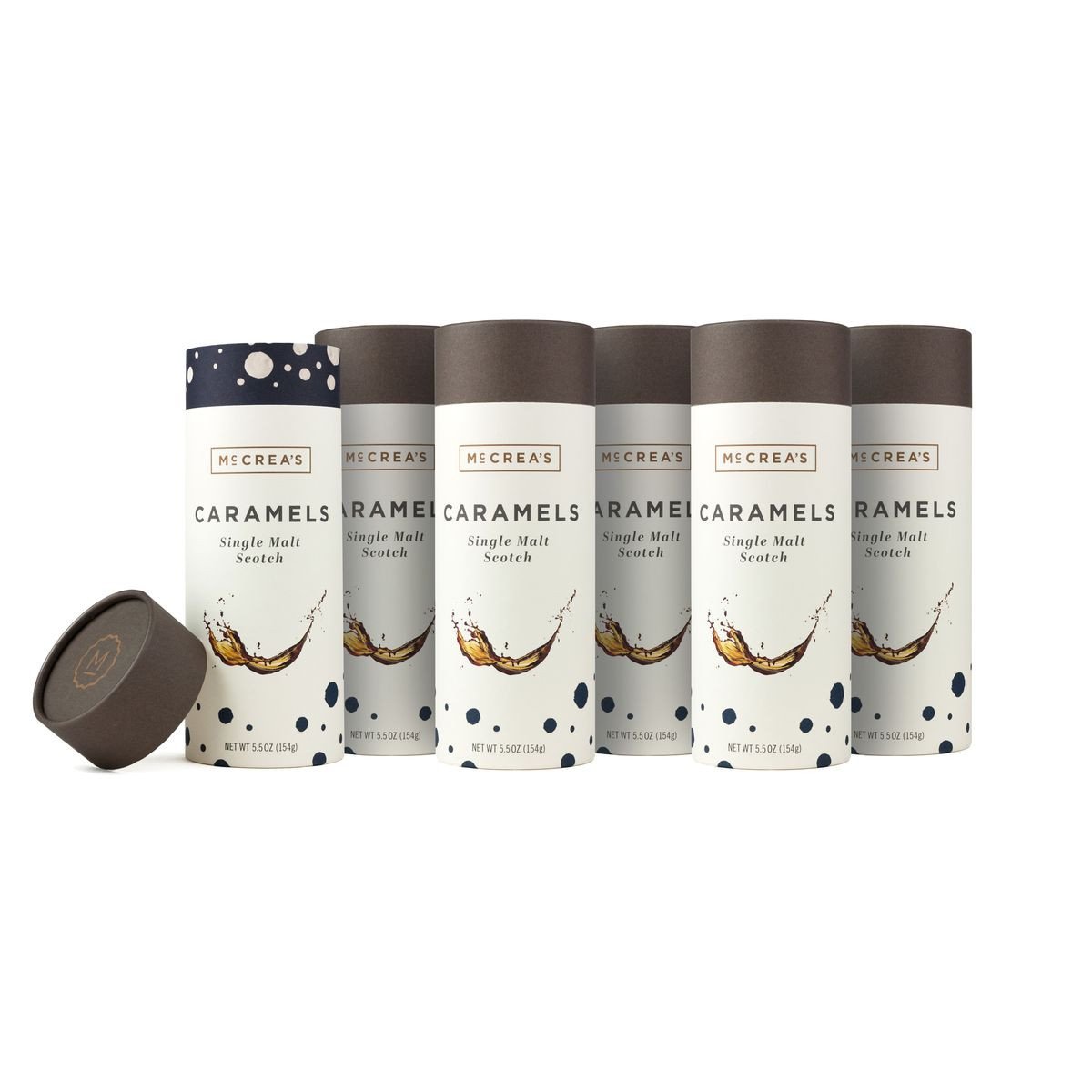 Single Malt Scotch Tube By McCrea's Fine Caramels