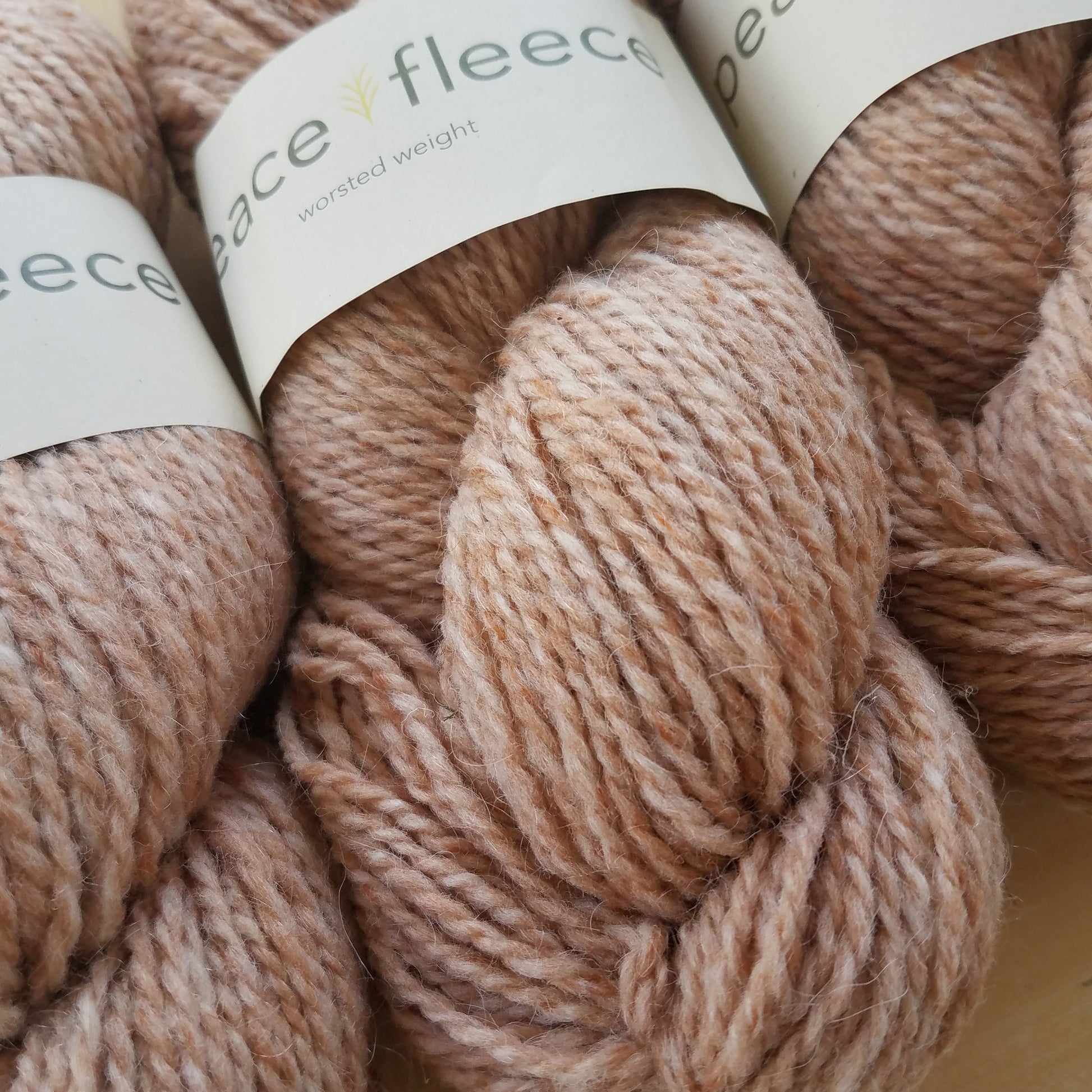 Peace Fleece Worsted: Palomino - Maine Yarn & Fiber Supply