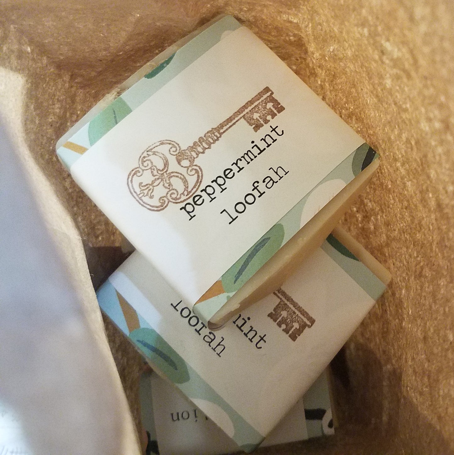Peppermint Loofah Soap by Dr Dandelion