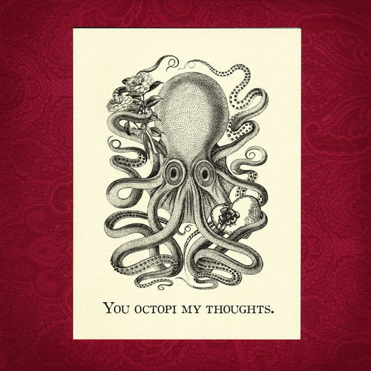 You Octopi My Thoughts - Greeting Card by Adventure Awaits