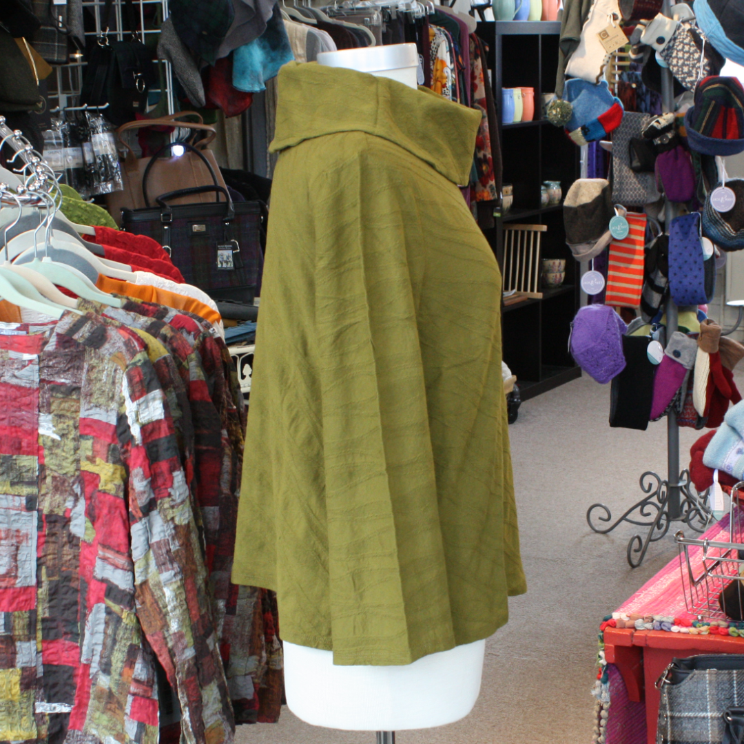 SALE Cascade Cowl Top in Moss by Habitat Clothing