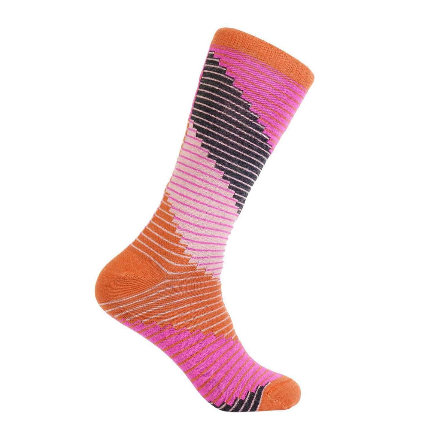 Tetris Sherbet Alpaca Socks by Shupaca Alpaca