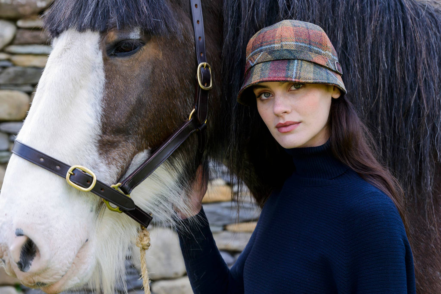 Flapper Hat 321 Wool Hat from Mucros Weavers