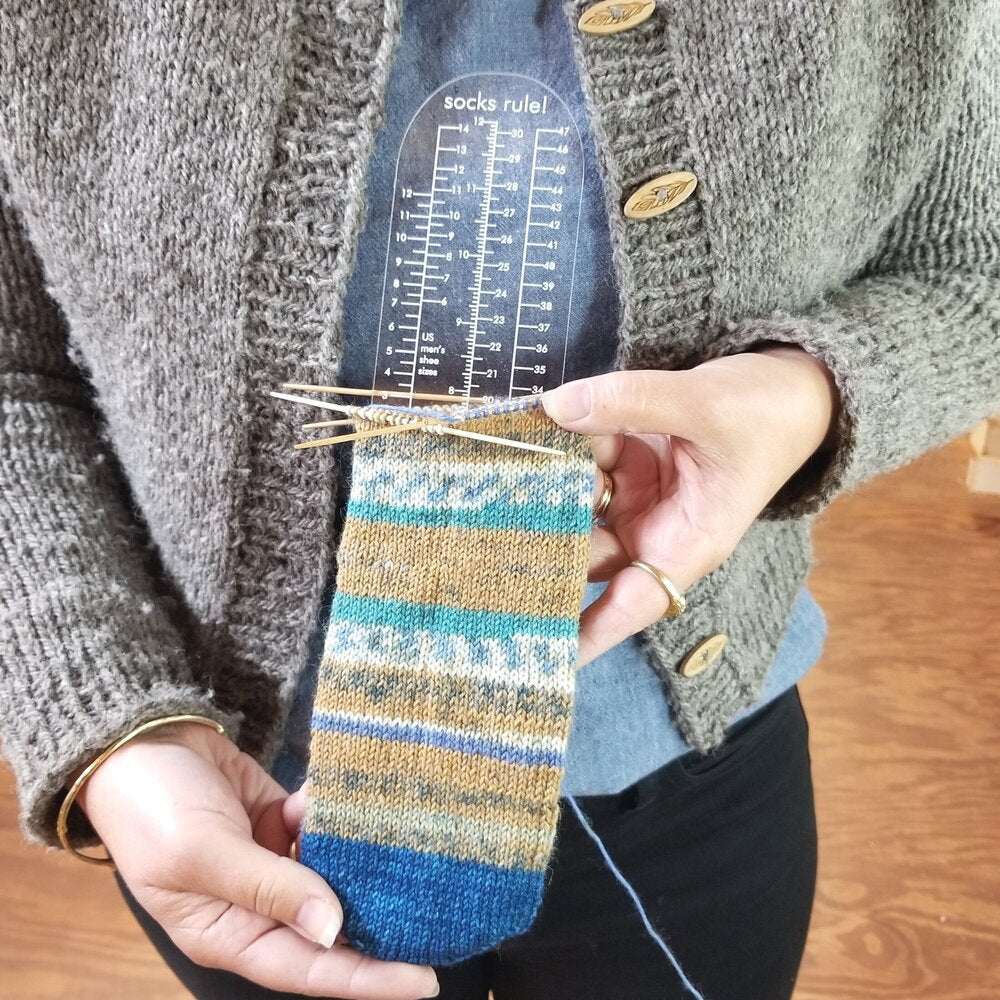 Adult Sock Ruler by Katrinkles - Maine Yarn & Fiber Supply