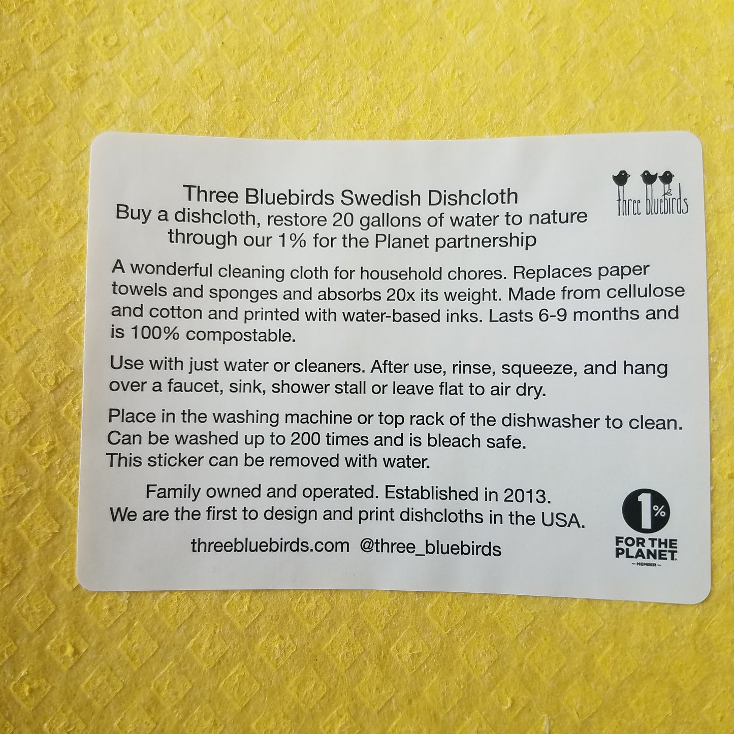 Carrots - Swedish Dishcloths by Three Blue Birds