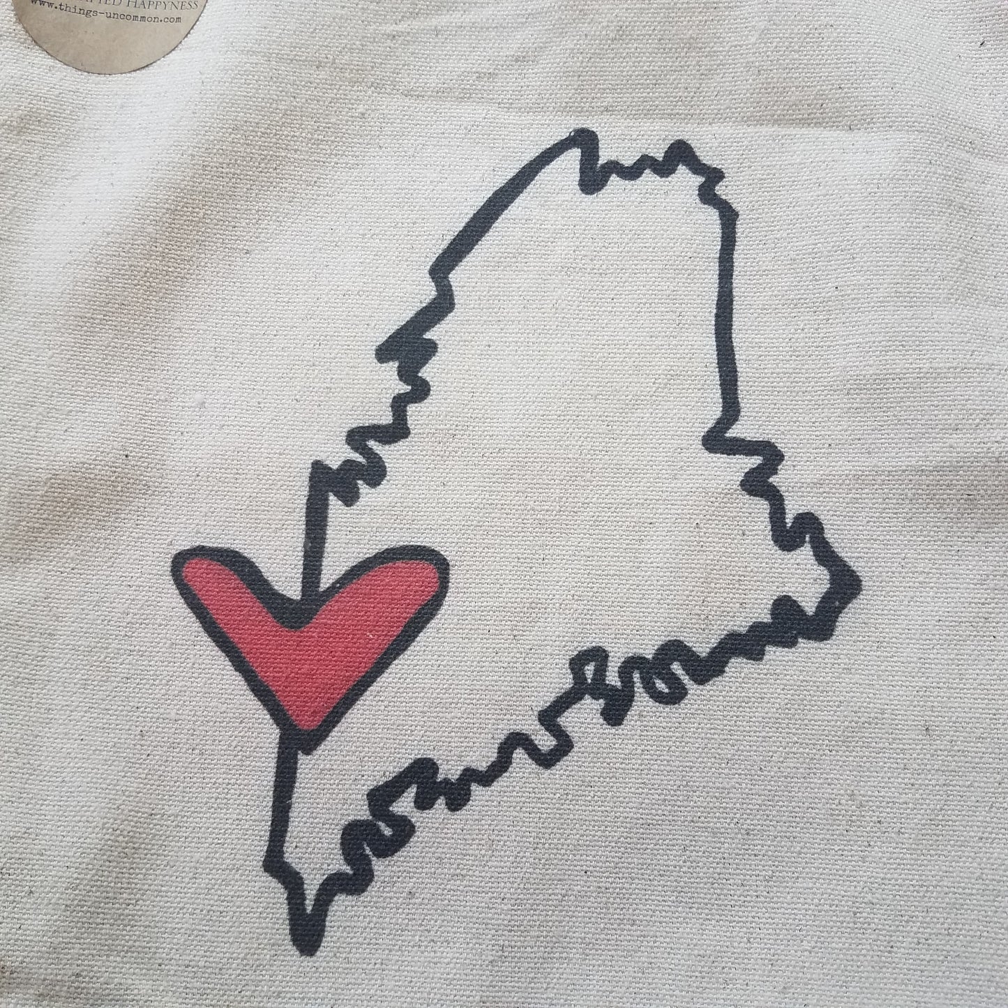 Love Maine Tote Bag by Things Uncommon - Maine Yarn & Fiber Supply