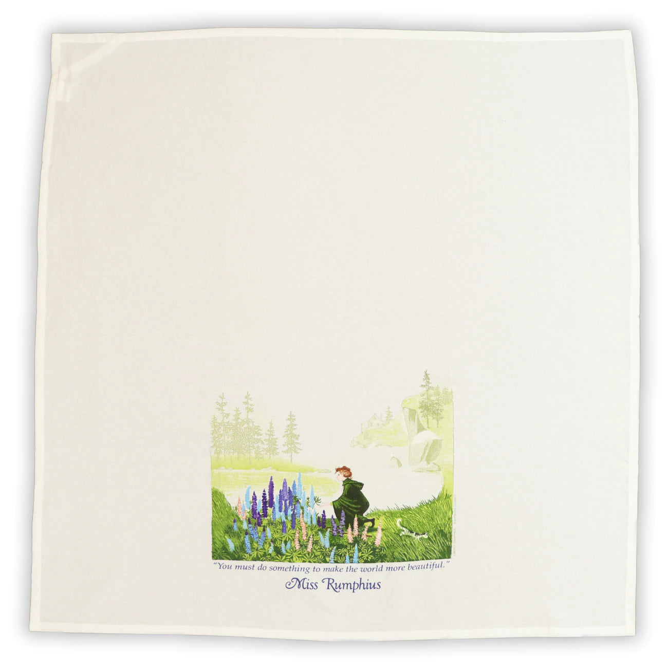 Miss Rumphius - Flour Sack Tea Towel by Liberty Graphics