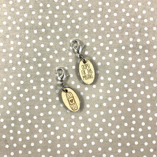 Mistake Stitch Markers by Katrinkles - Maine Yarn & Fiber Supply