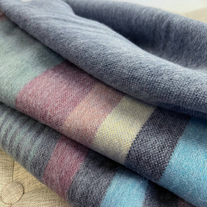 Alpaca Throw in Blue Bird from Shupaca Alpaca