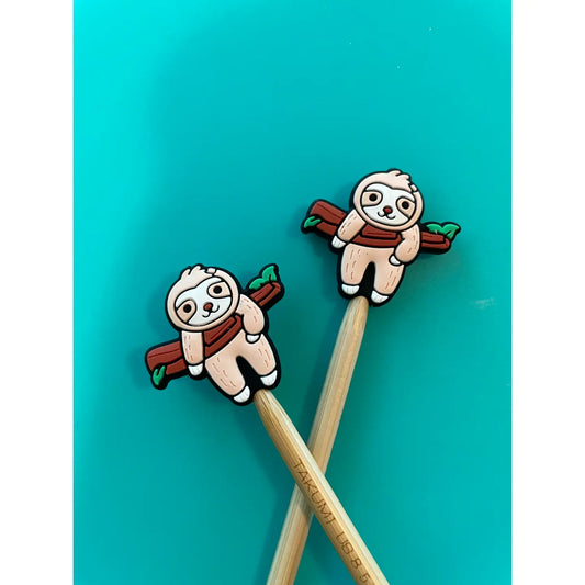 Hang in There, Sloth Stitch Stoppers from Comma Craft Co