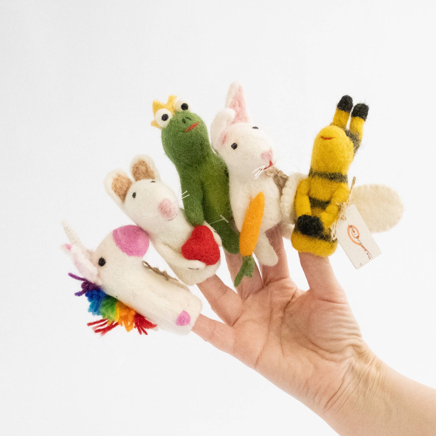 Magic Meadow Felt Finger Puppets by The Winding Road - Maine Yarn & Fiber Supply