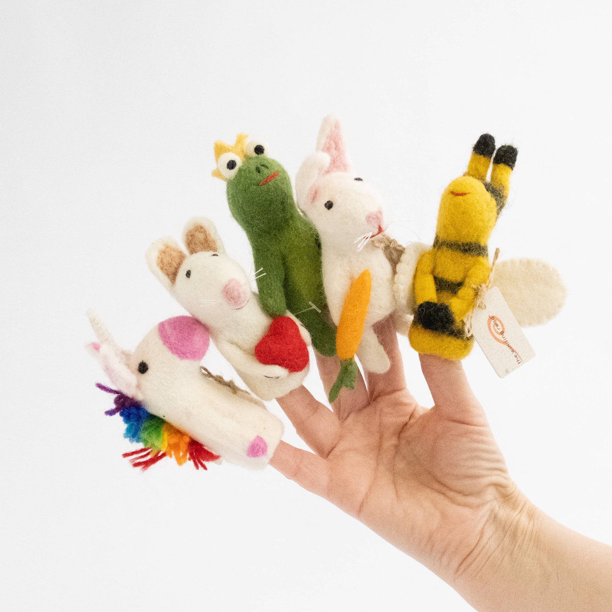 Magic Meadow Felt Finger Puppets by The Winding Road - Maine Yarn & Fiber Supply
