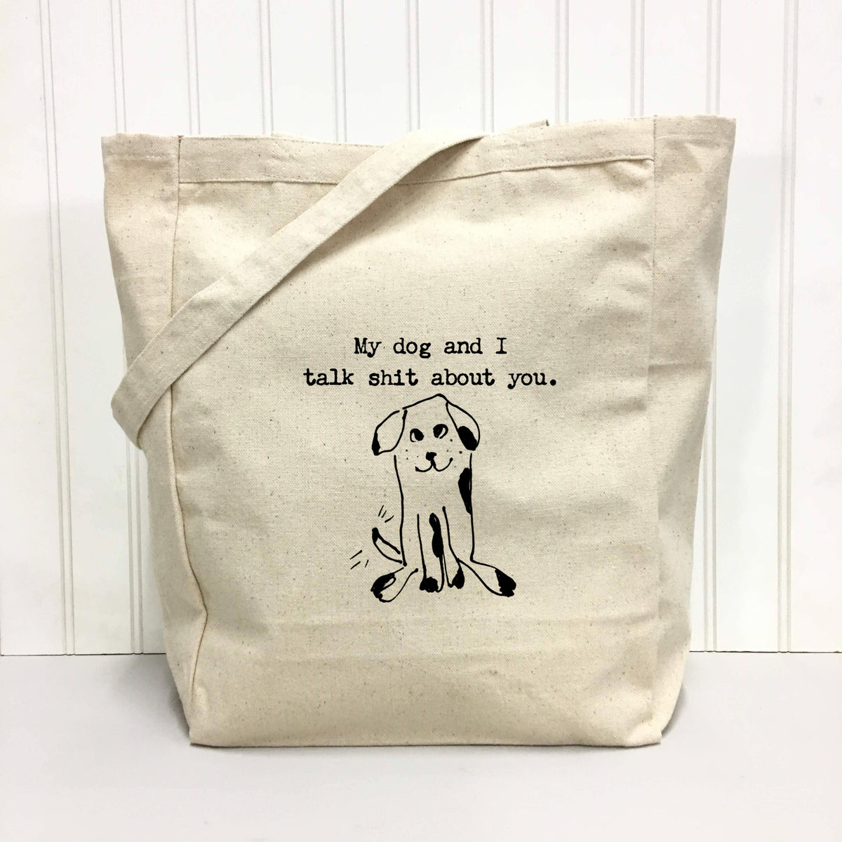 My Dog and I... Tote Bag by Things Uncommon - Maine Yarn & Fiber Supply