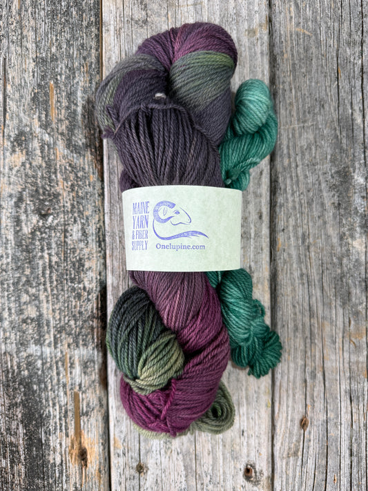 Schoodic: Setsuna + Verdigris - Riff Shawl Kit