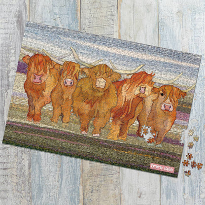 Highland Cow 1000 Piece Boxed Jigsaw Puzzle from Emma Ball Ltd