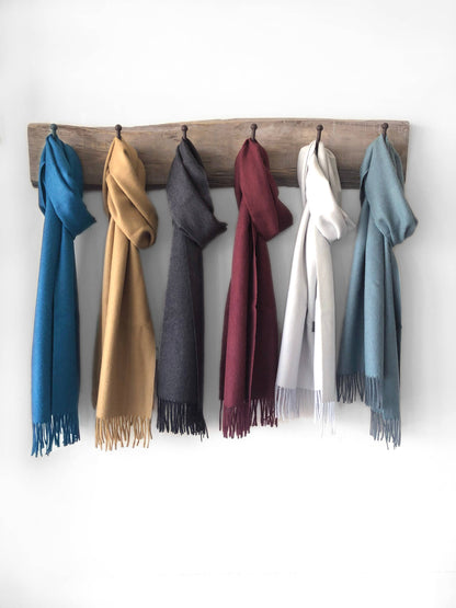 100% Baby Alpaca Scarf in Malbec from Shupaca Alpaca