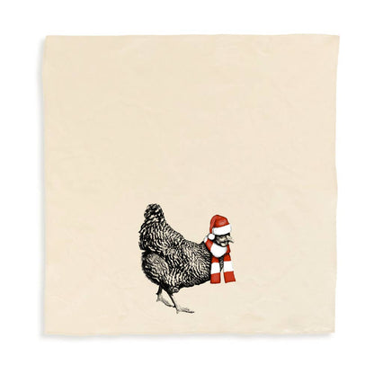 Santa Hen Tea Towel from Eric and Christopher