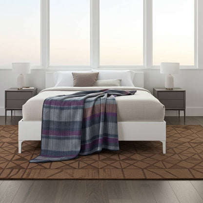 Alpaca Throw in Patchwork from Shupaca Alpaca