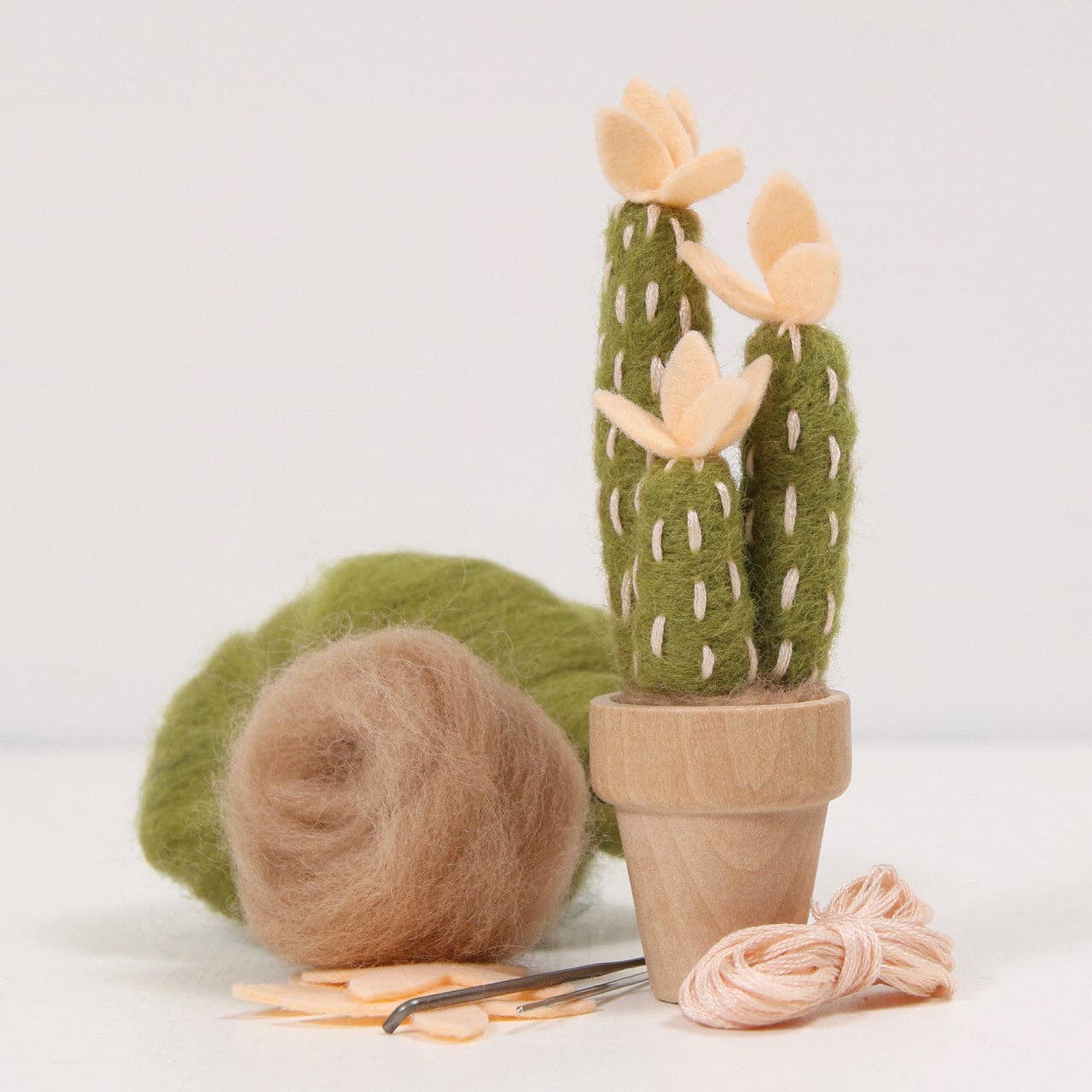 Peach Mojave Needle Felting Kit by Benzie Design