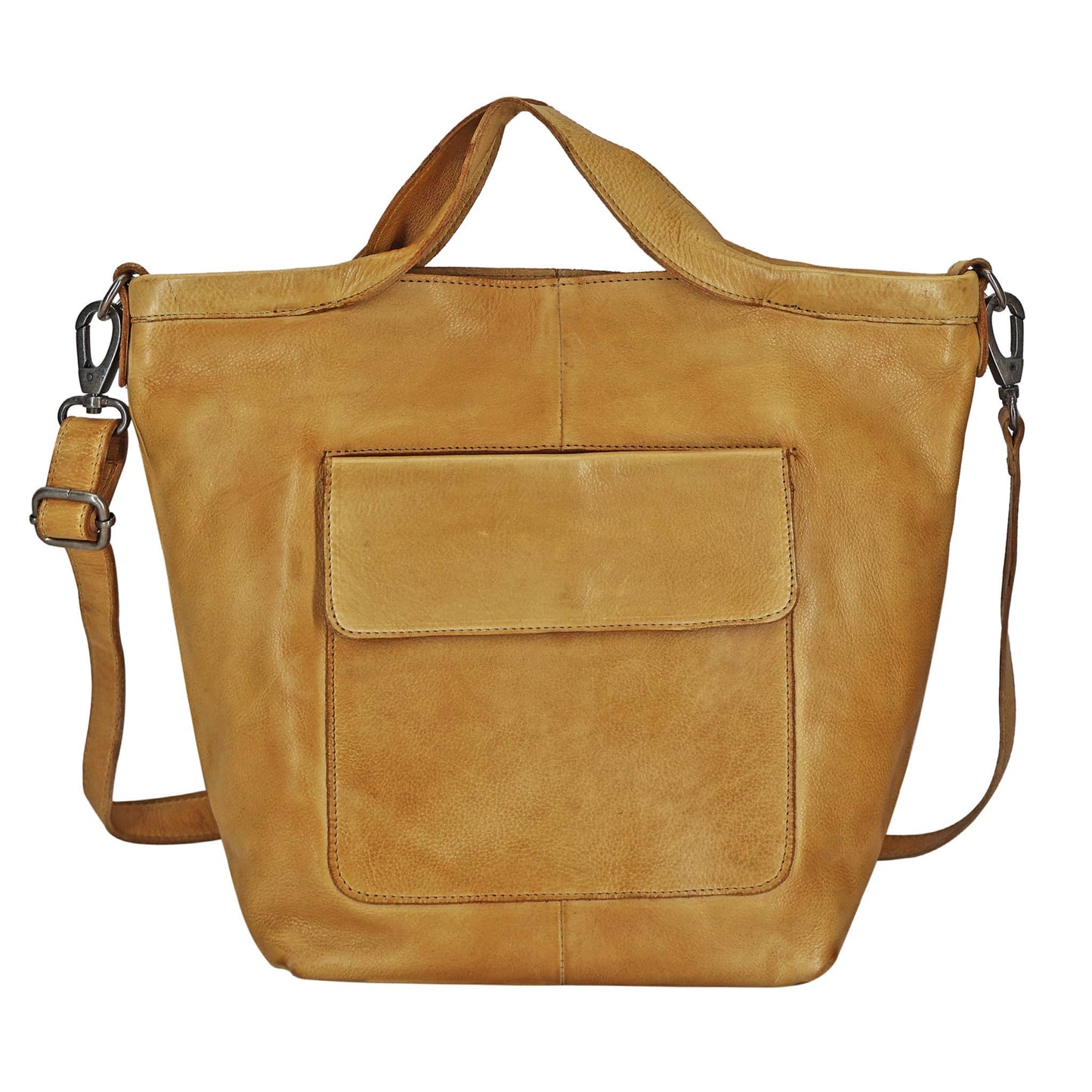 Bianca Handcrafted Leather Tote/Crossbody Bag by Latico Leathers - Maine Yarn & Fiber Supply
