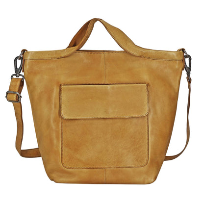 Bianca Handcrafted Leather Tote/Crossbody Bag by Latico Leathers - Maine Yarn & Fiber Supply