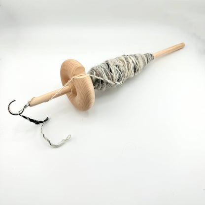 Handmade Wooden Drop Spindle with Hook by Art by Erica H & Rebel Stitchers