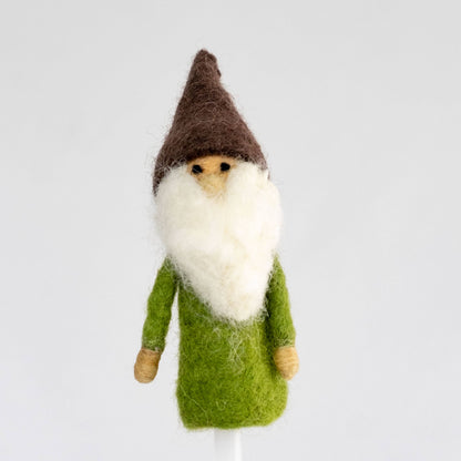 Gnome Felt Finger Puppets by The Winding Road - Maine Yarn & Fiber Supply