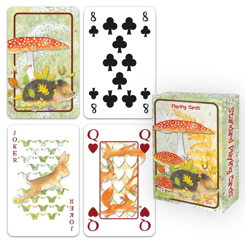 Wildlife Playing Cards from Emma Ball Ltd