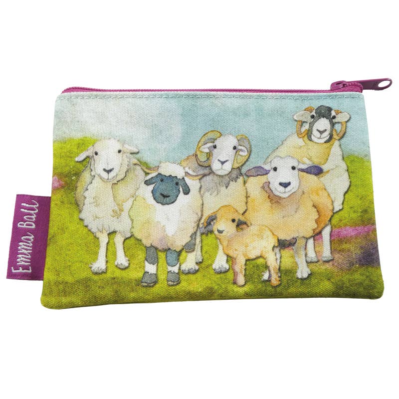 Felted Sheep Notions Purse from Emma Ball Ltd