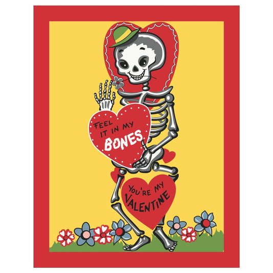 Feel It In My Bones Valentine Magnet by Fridgedoor