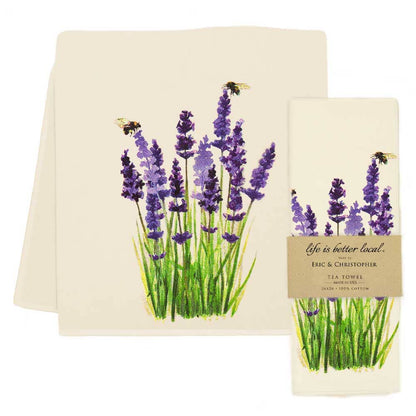 Lavender Tea Towel from Eric and Christopher