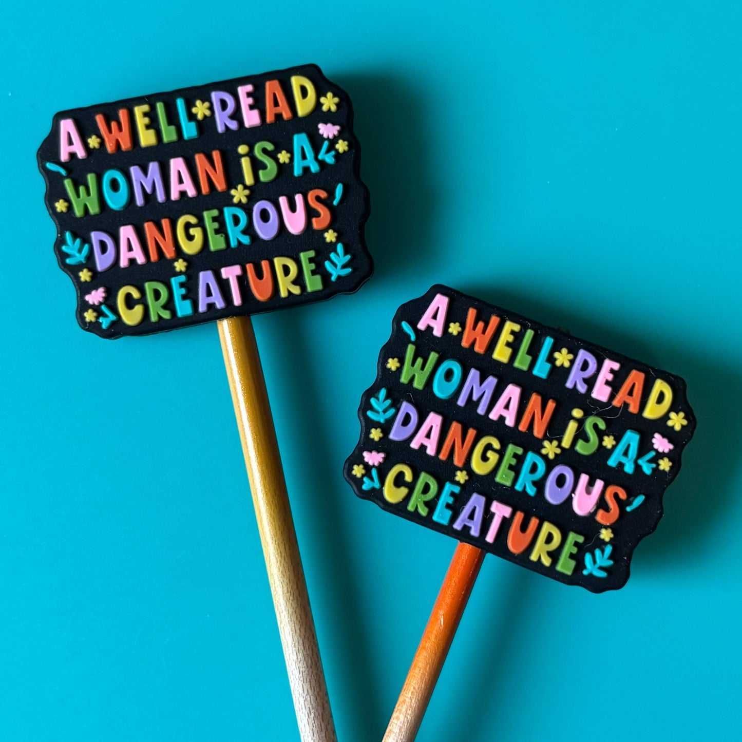 Well Read Woman Stitch Stoppers from Comma Craft Co