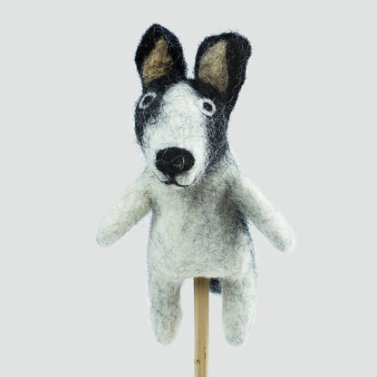 Cats and Dogs Felt Finger Puppets by The Winding Road