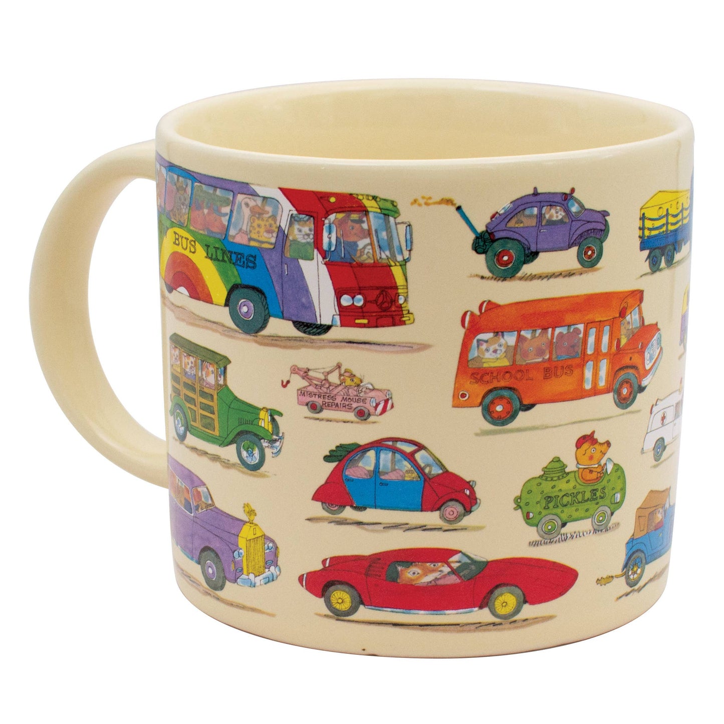 Richard Scarry Cars and Trucks Heat-Transforming Mug from Unemployed Philosophers Guild