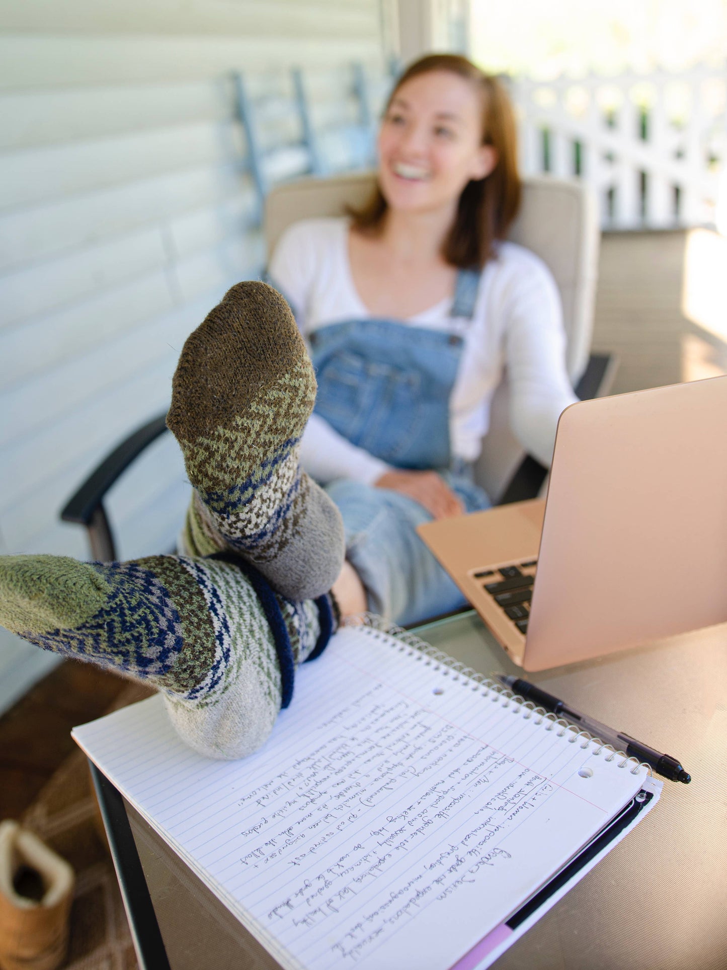 Bamboo Green Wool/Cotton Crew Socks by Solmate Socks