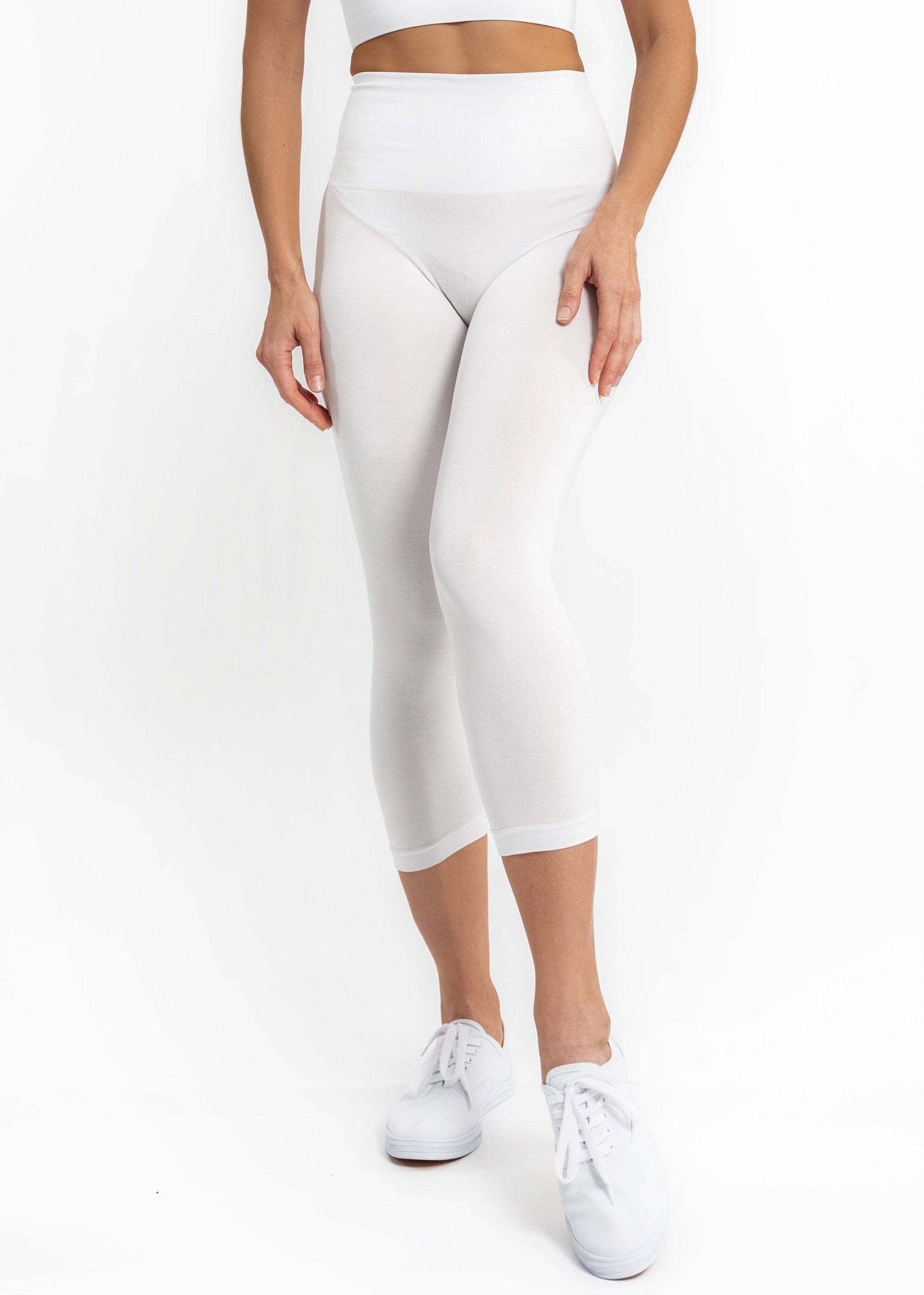 High Waist Crop (3/4) Leggings by Elietian - Maine Yarn & Fiber Supply