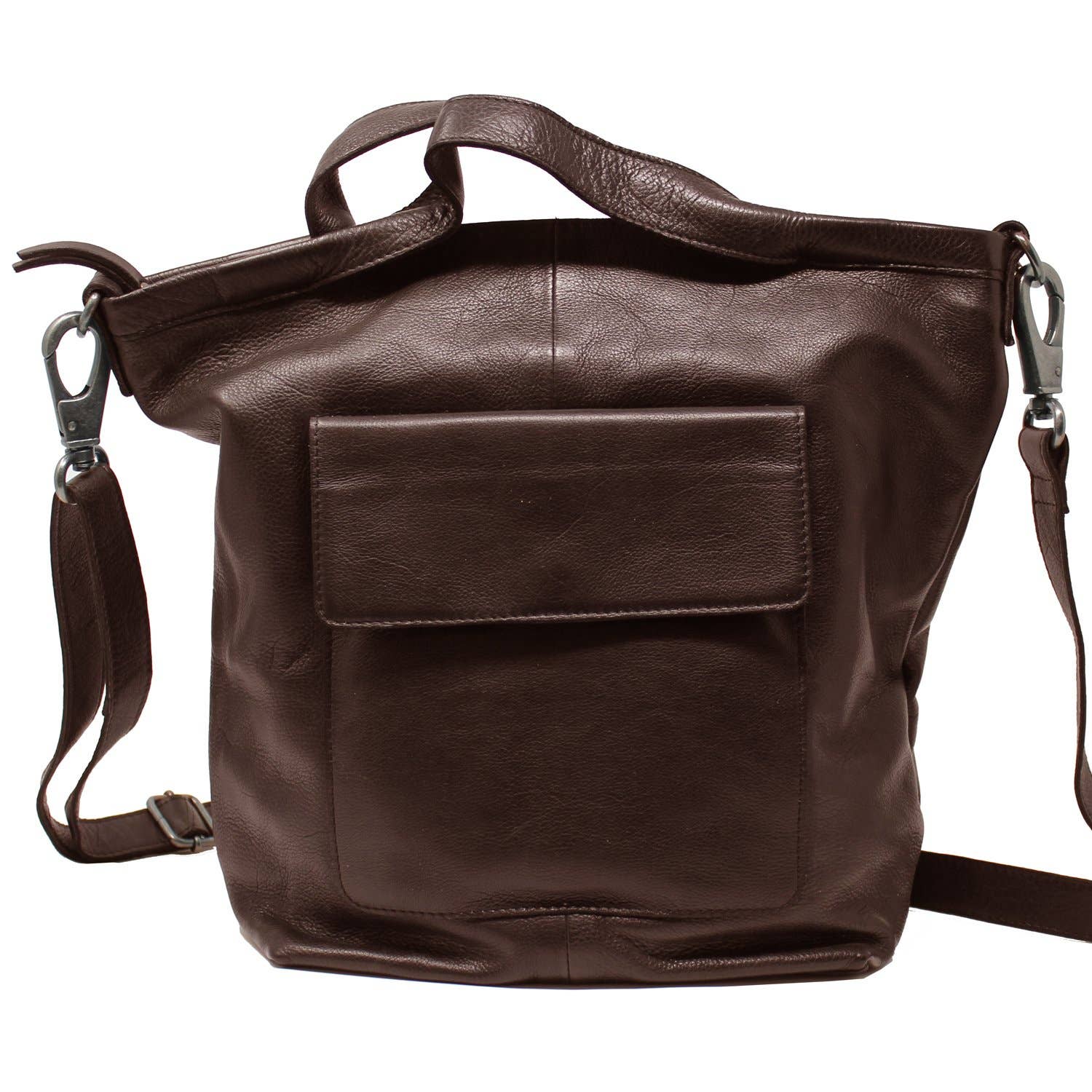 Bianca Handcrafted Leather Tote/Crossbody Bag by Latico Leathers - Maine Yarn & Fiber Supply