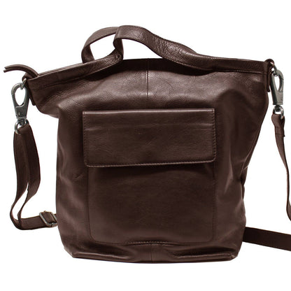 Bianca Handcrafted Leather Tote/Crossbody Bag by Latico Leathers - Maine Yarn & Fiber Supply