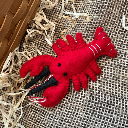 Lobster Felt Wool Wool Ornament from Ornaments 4 Orphans