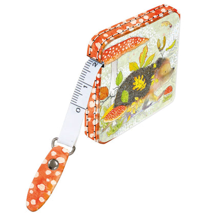 Hedgehog and Fox Tape Measure from Emma Ball Ltd