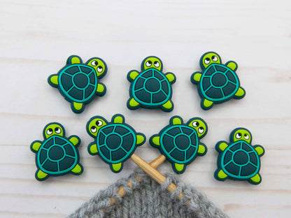 Green Turtle Stitch Stoppers from Fox & Pine Stitches