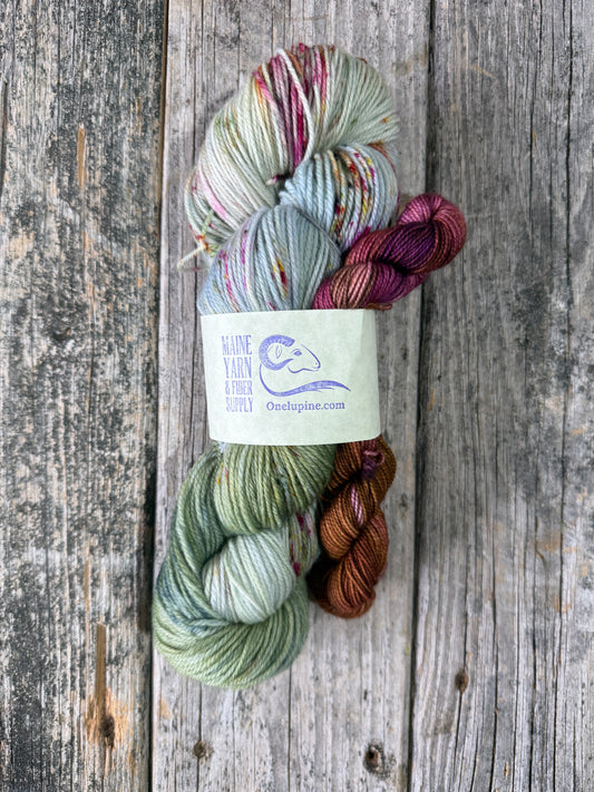 Schoodic: Amsterdam + Floral Fix - Riff Shawl Kit