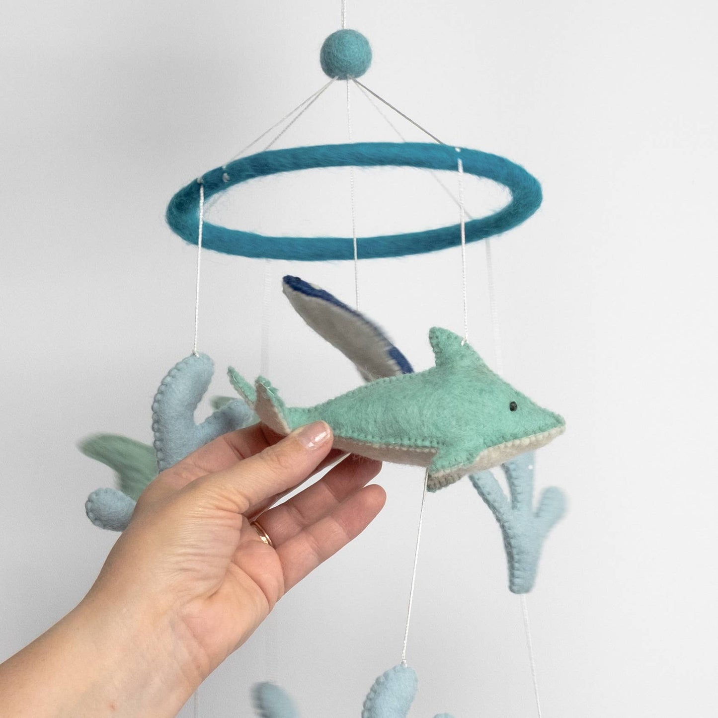 Sea Life Felt Baby Mobile by The Winding Road