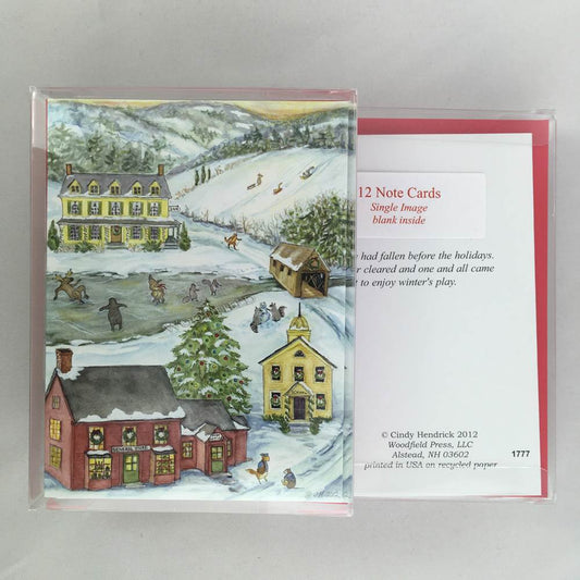 Country - Boxed Set of 12 Greeting Cards by Woodfield Press