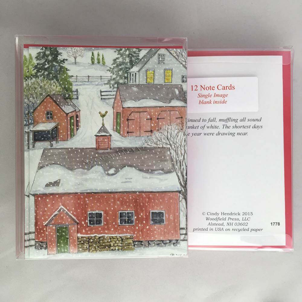 Farm - Boxed Set of 12 Greeting Cards by Woodfield Press