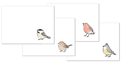 Birds Stationery by Molly O