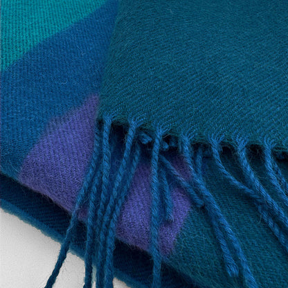 100% Baby Alpaca Scarf in Adriatic from Shupaca Alpaca