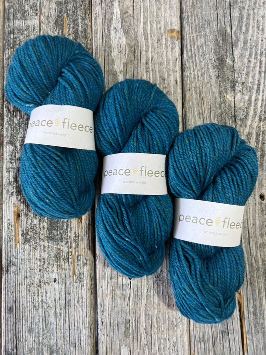 Peace Fleece Worsted: Blue Jay - Maine Yarn & Fiber Supply