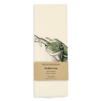 Frog "Froggie Frank" Tea Towel from Eric and Christopher