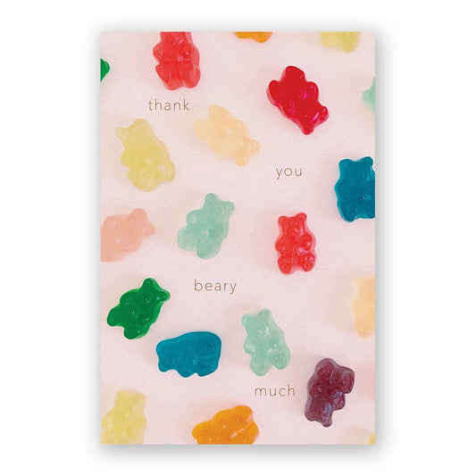 Thank You Beary Much - Thank You Greeting Card by The Mincing Mockingbird - Maine Yarn & Fiber Supply